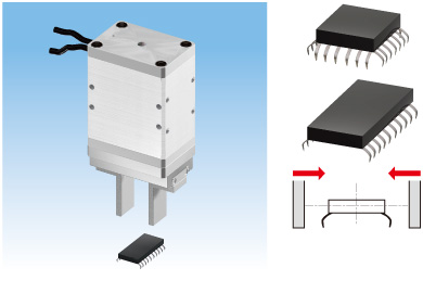 Chip assembly conveying Anti-warp and lead protrusion checks