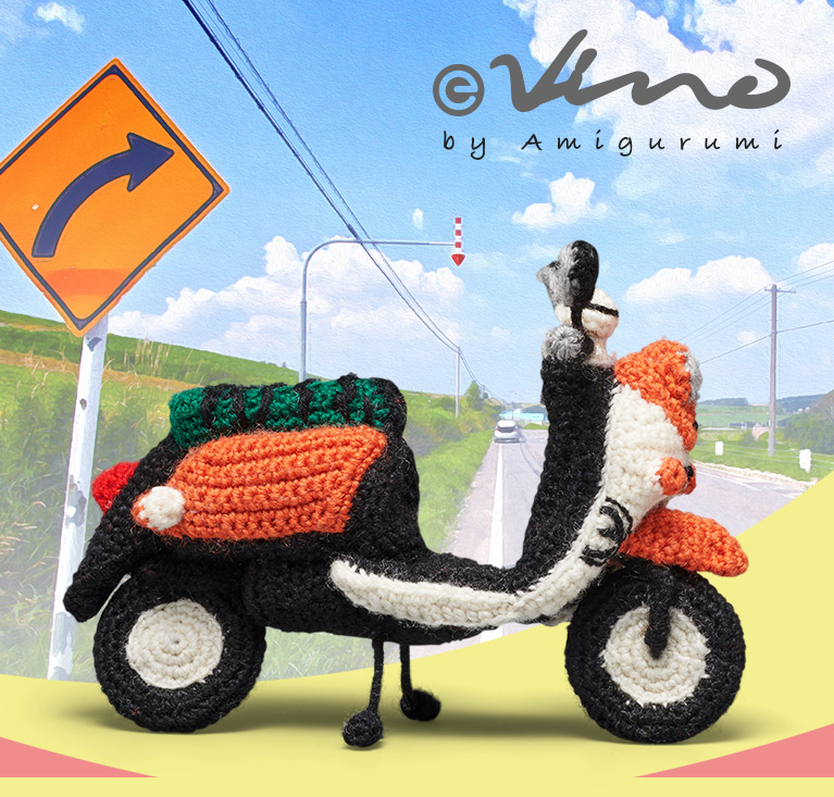 E-Vino made by amigurumi