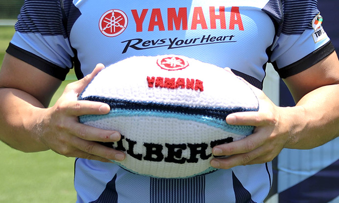 Rugby ball by Amigurumi