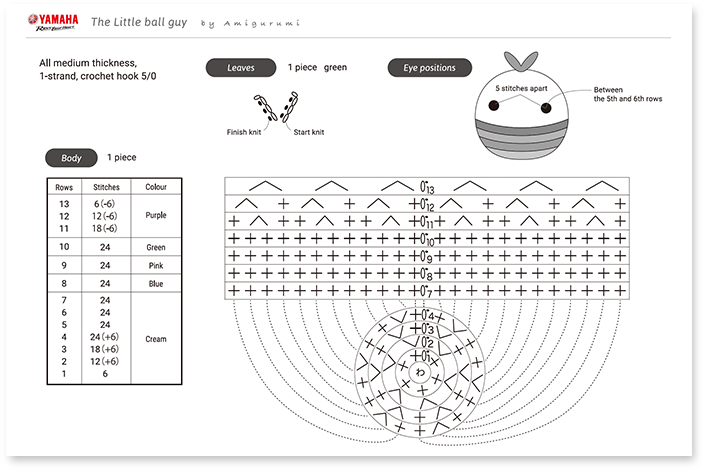 Little ball guy pattern