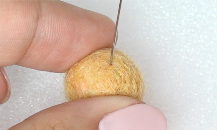 Basic needle felting lesson