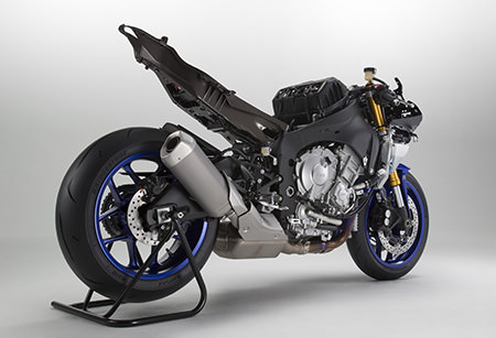 Newly designed aluminum Deltabox frame (YZF-R1)